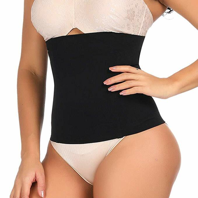 Womens High Waist Body Shaper Postpartum Belly Recovery Girdle Tummy Tuck Belts
