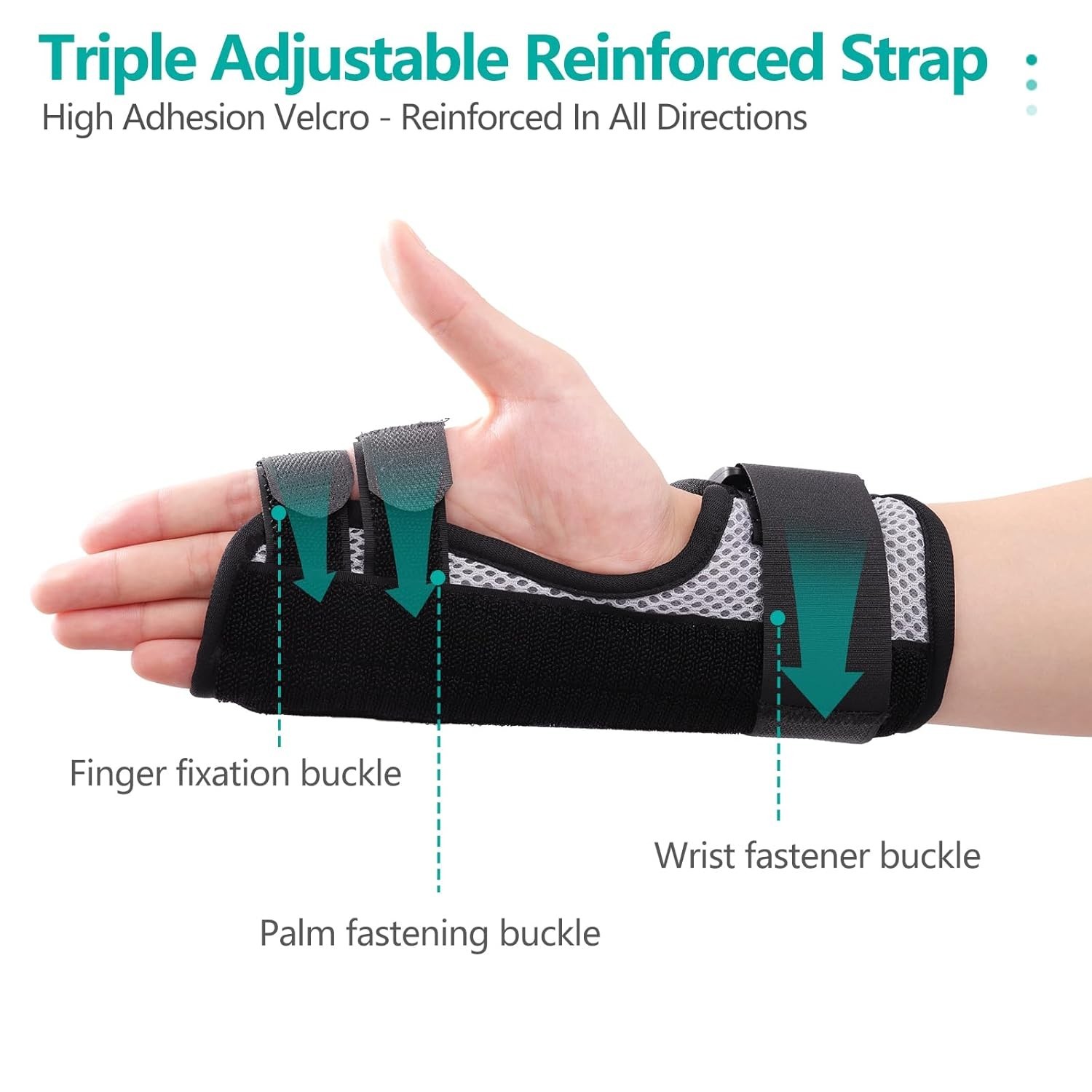 Reversible Hand Splint for Broken Fingers Features Lightweight Breathable Design