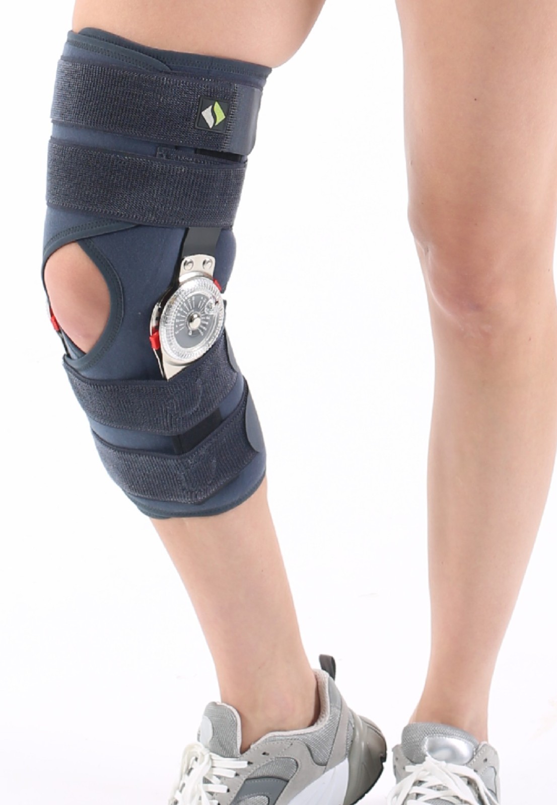 SUPPORTLİNE Neoprene Adjustable Angle Knee Brace Hinged Support for Injury Rehab