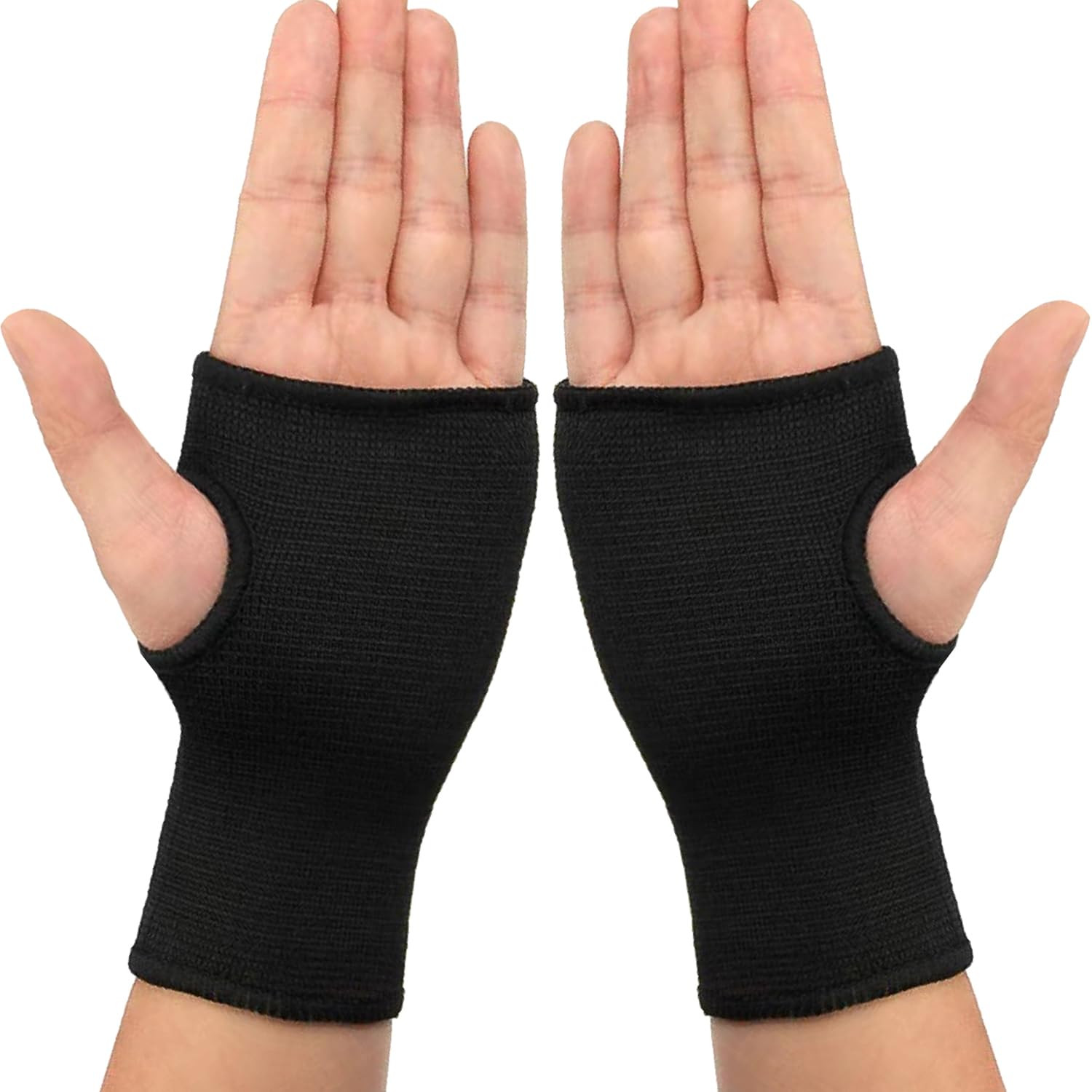 Palm Brace Wrist Support Sleeves (1 Pair), Everyday Use Wrist Brace, Compression