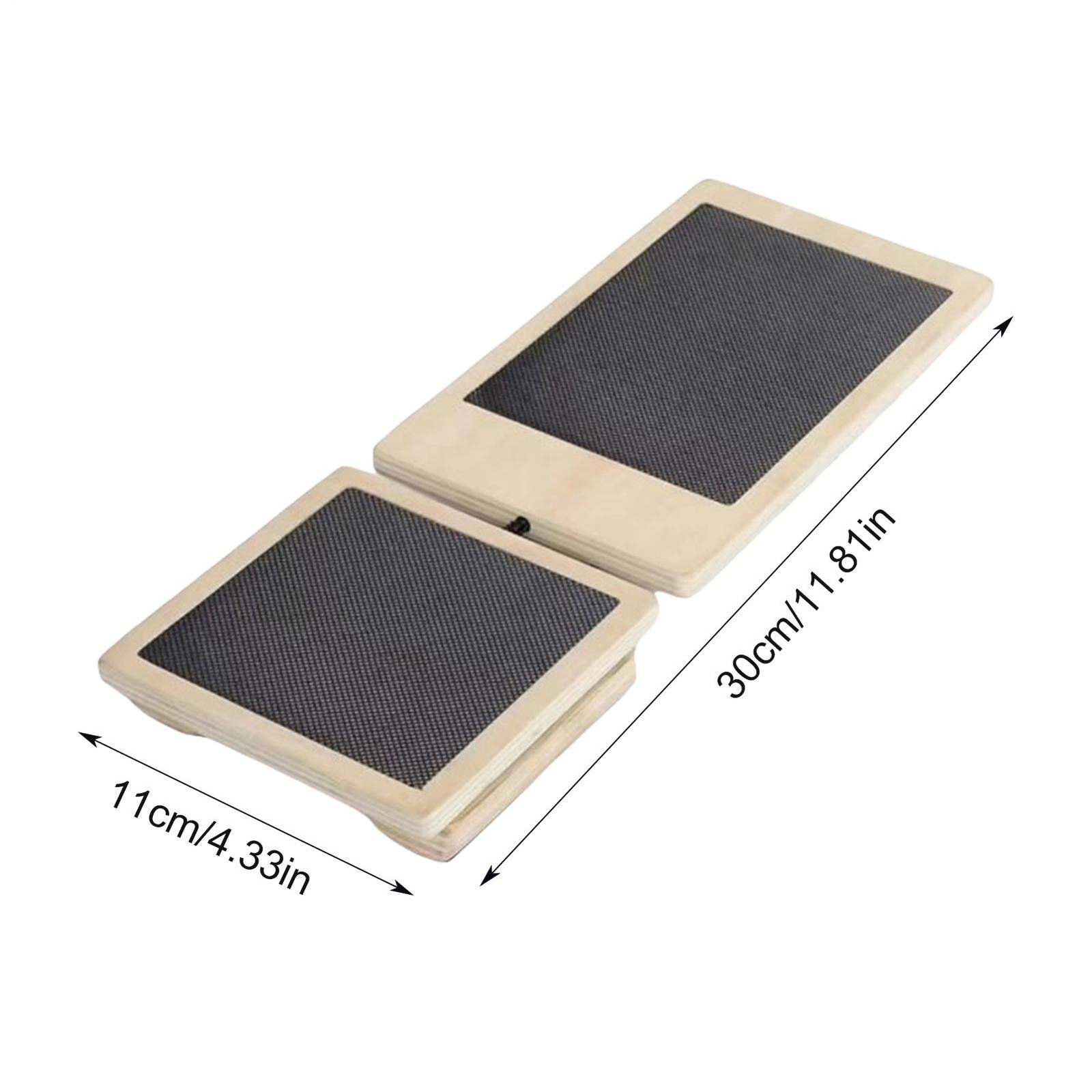 Single Leg Balance Board Wooden Ankle Foot Strengthener Trainer Balance Training
