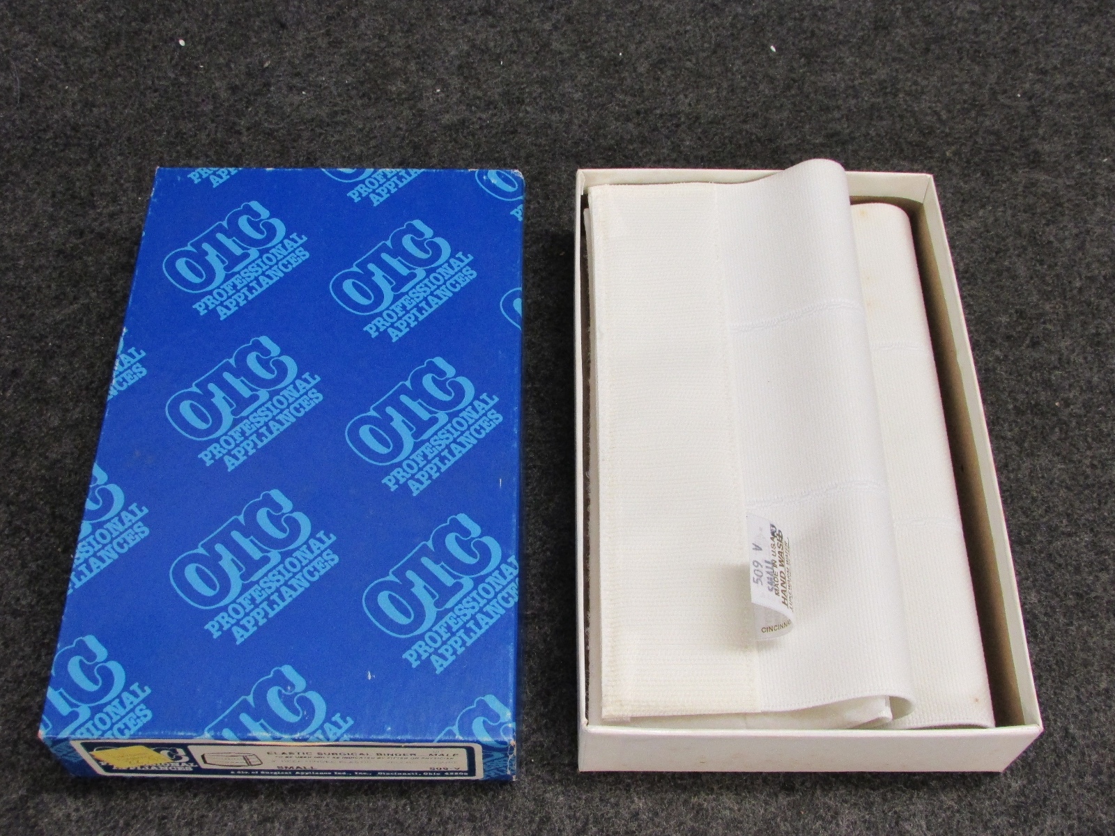 NOS! OTC MALE ELASTIC SURGICAL BINDER SUPPORT, #509-V