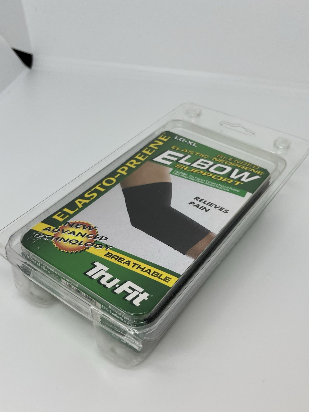 Tru-Fit Elasto-Preene Elbow Support LG-XL Breathable Neoprene Blend – New