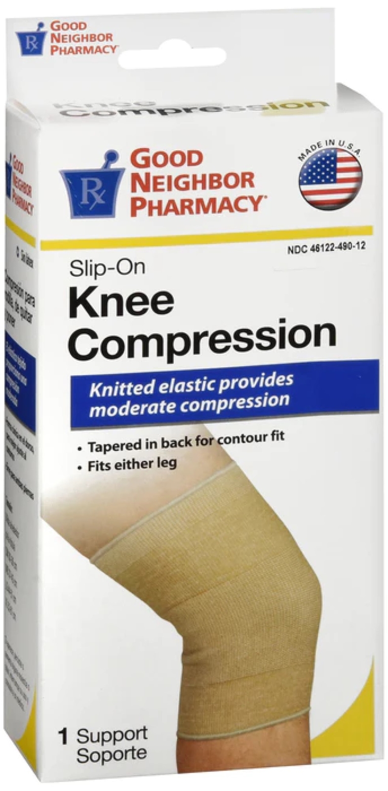GNP Good Neighbor Pharmacy Slip-On Knee Compression Small