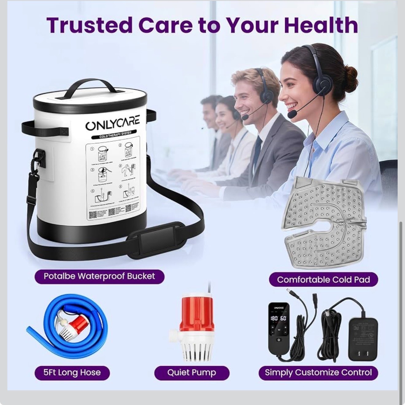 Cold Therapy Machine, Program Timer Ice Machine for Knee After Surgery