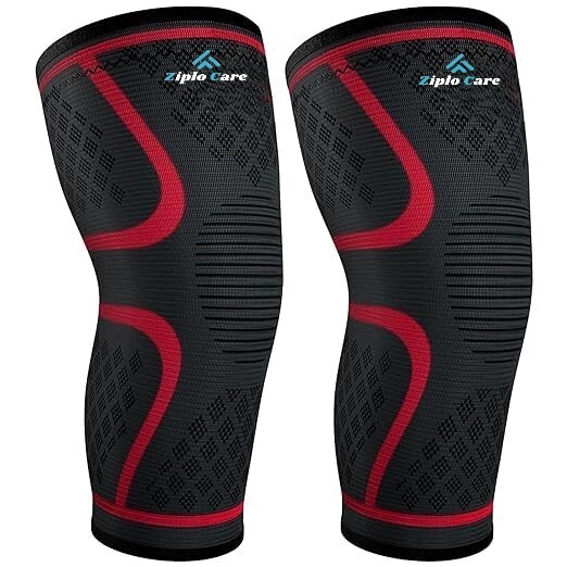 Ziplo Care Knee Cap Pair (Relieves Pain, Support, Uniform Compression)