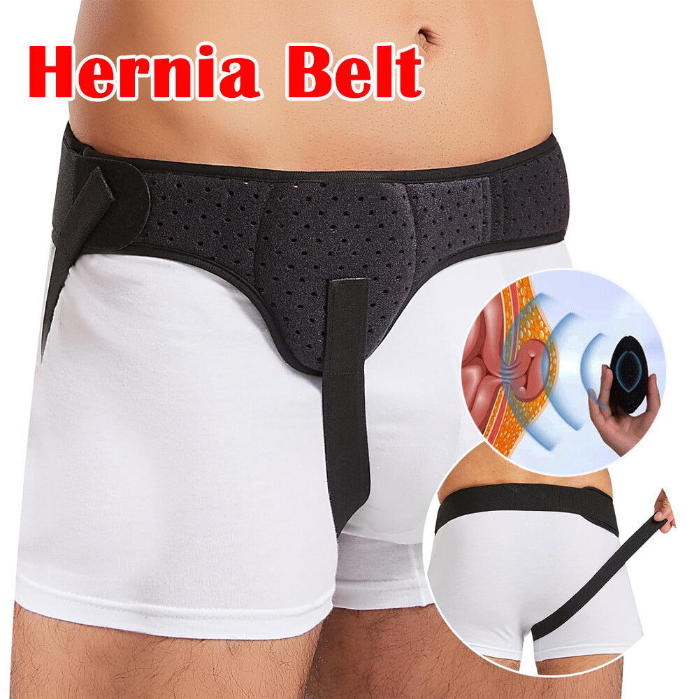 Single Inguinal Groin Hernia Belt Men Women Truss Brace Adjustable Waist Strap