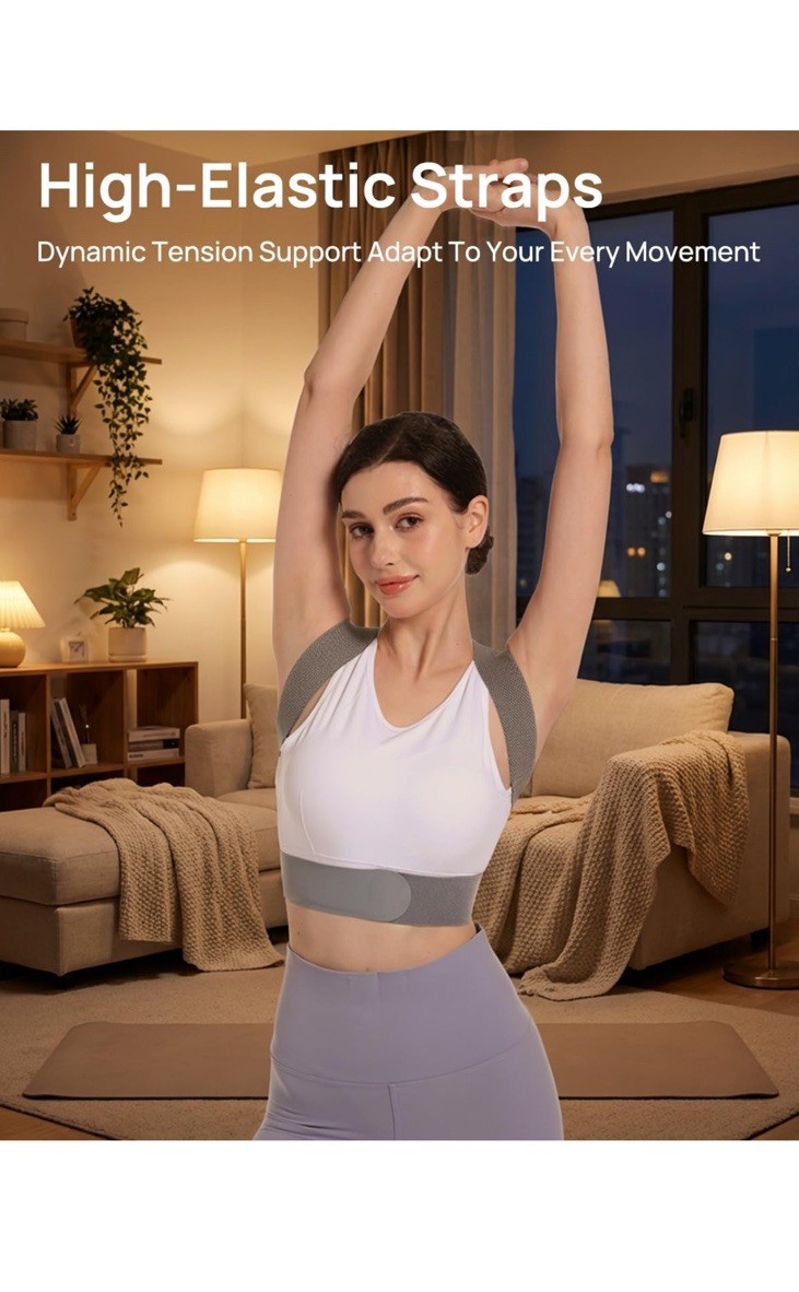 Upper Back Posture Corrector for Women Dual-Pressure System-Back Straightener