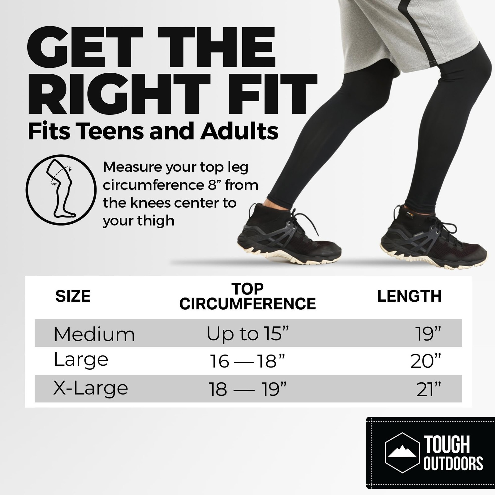 Leg Compression Sleeve – Leg Sleeves for Men & – Compression Calf Sleeves – B…