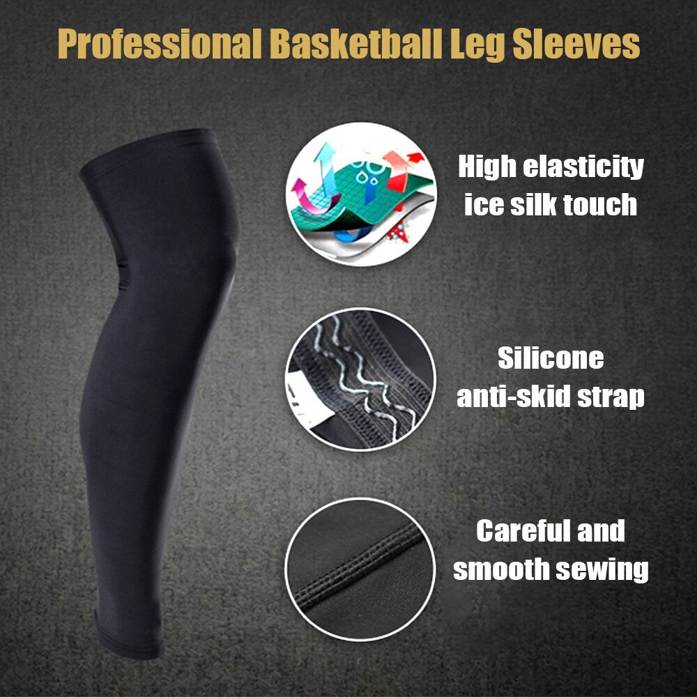 Thigh High Compression Sleeve Socks Leg Pain Relief Knee Brace Support Men Women
