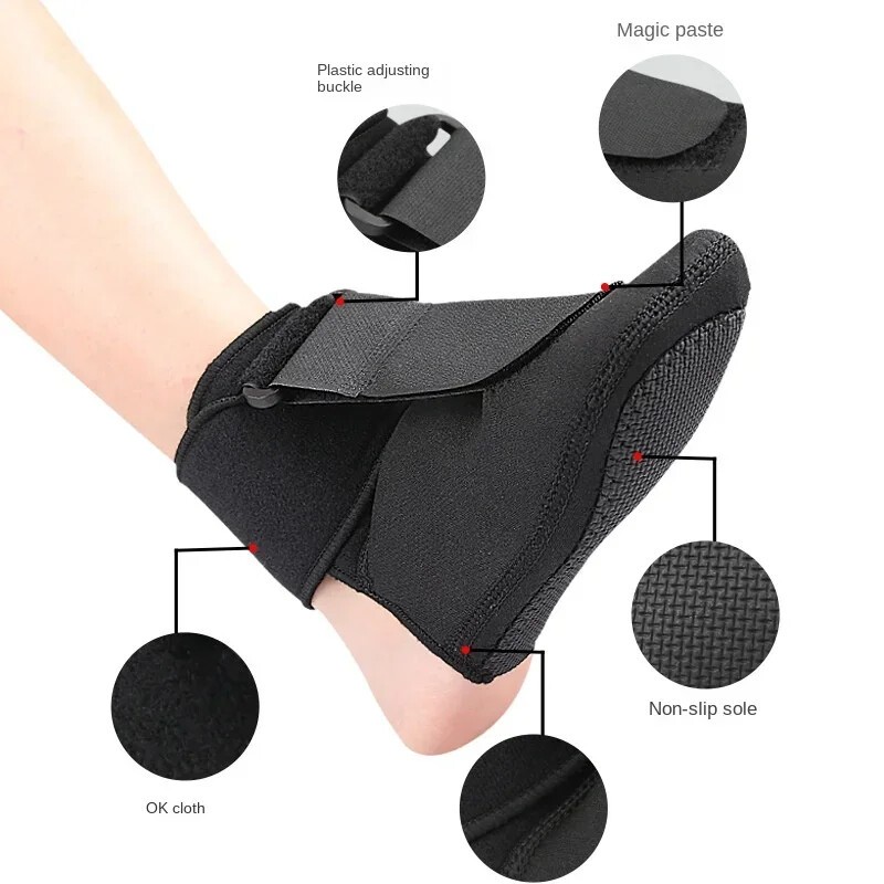 Plantar Fasciitis Night Splint Adjustable Foot Drop Orthopedic Brace Support