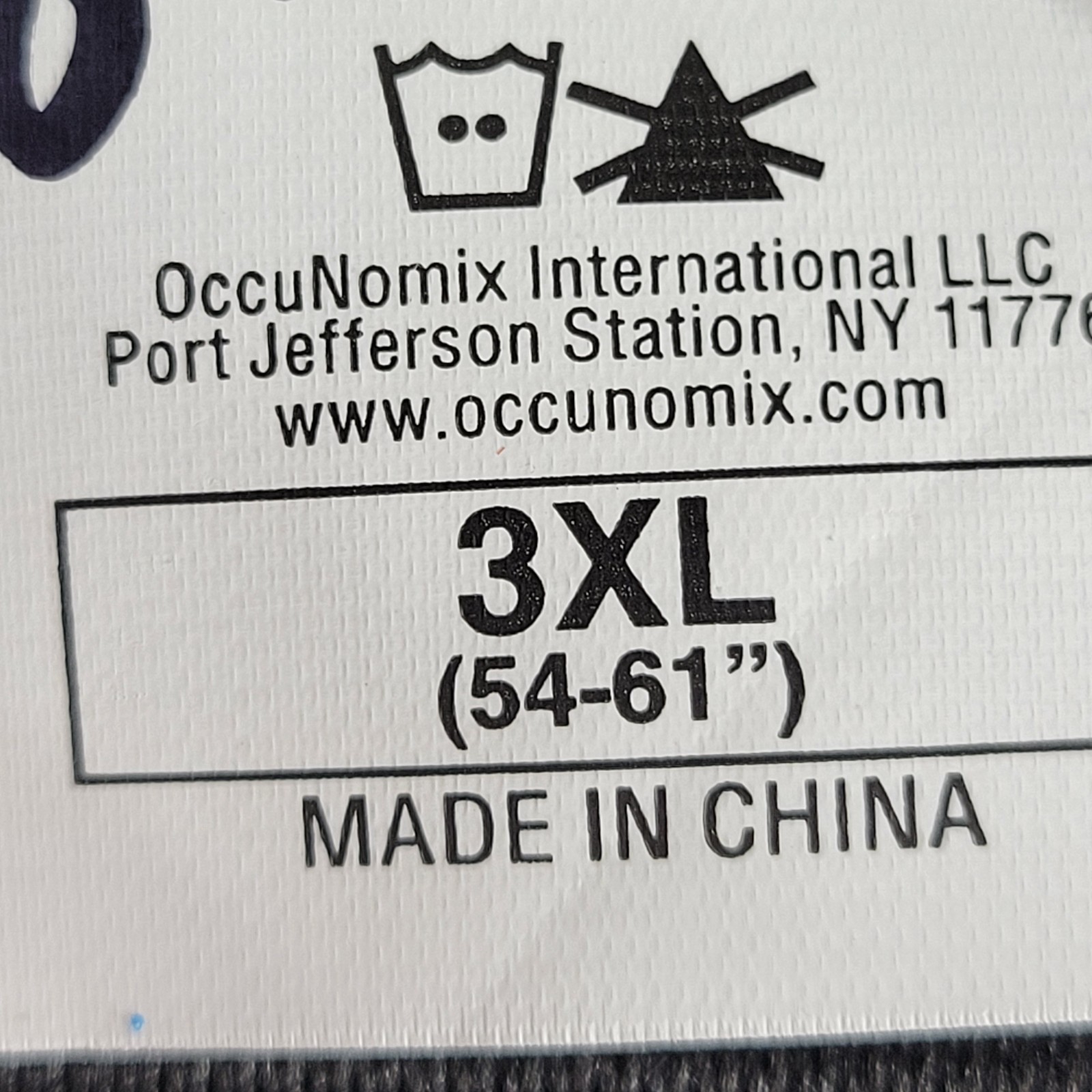 OCCUNOMIX OK1000S 3XL Lumbar Pad Belt with Suspender, 54-61 inches