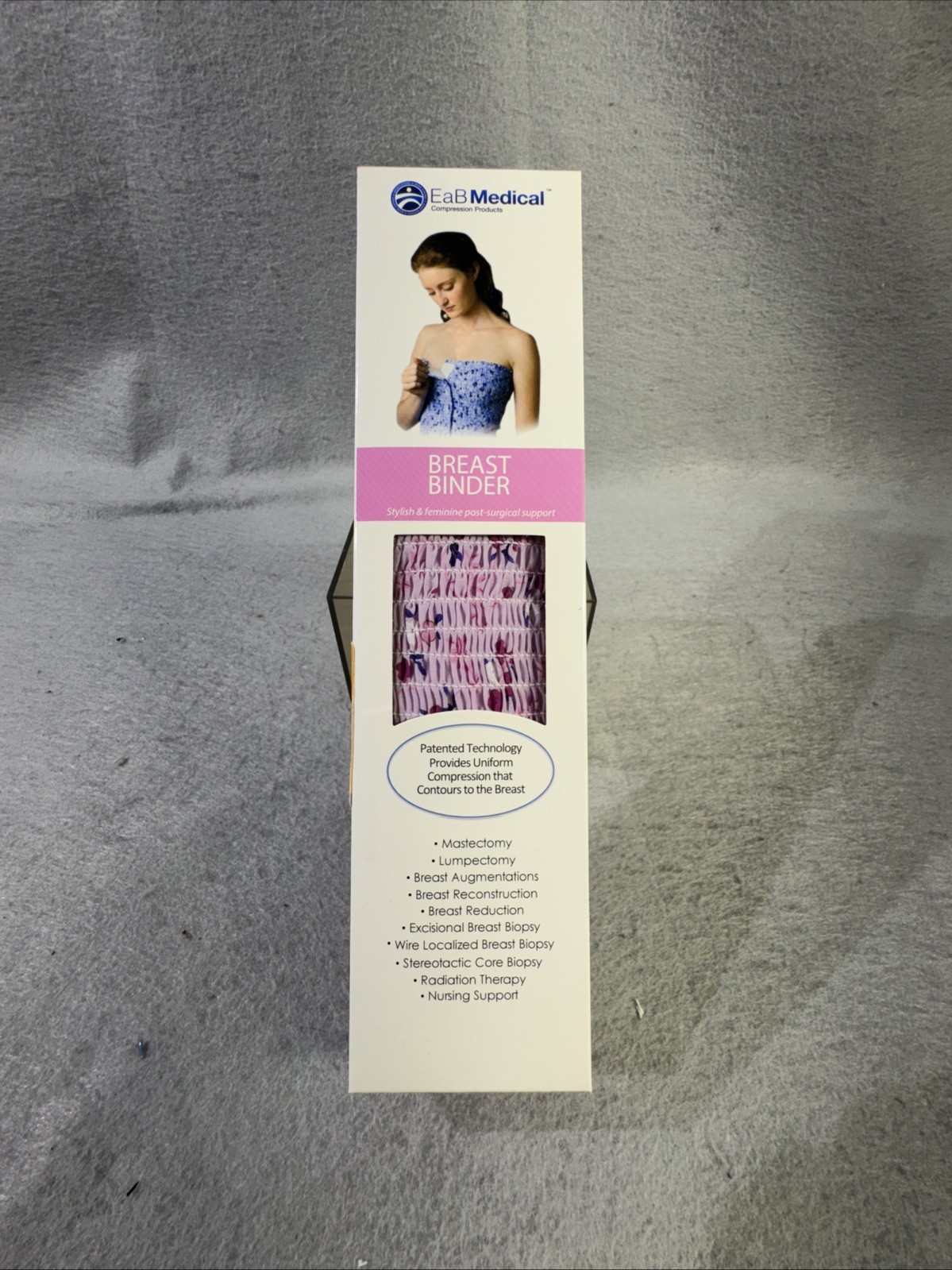 Expand A Band EAB Medical Lined Breast Binder Size M Floral Lavender 34-36″ NEW