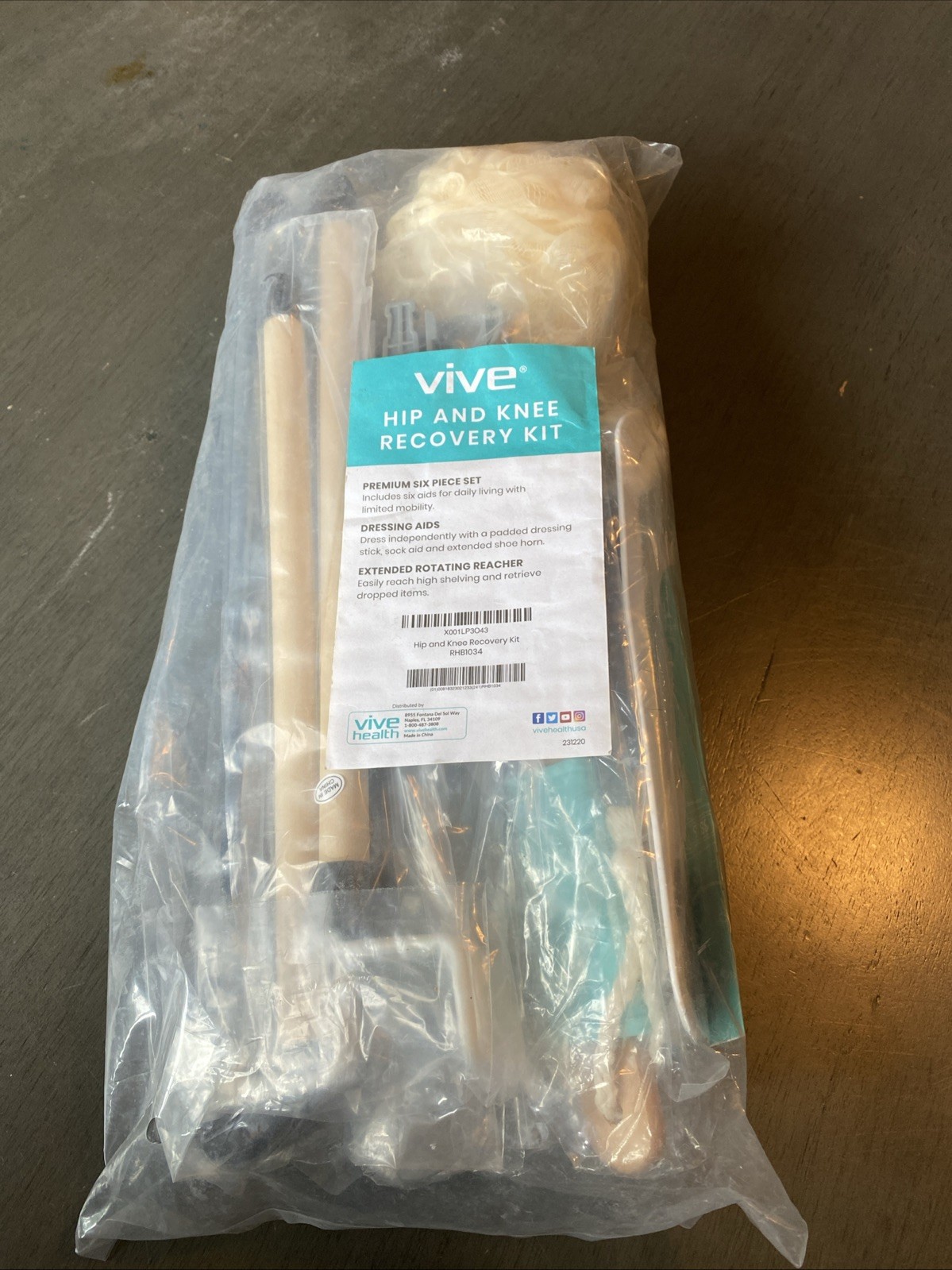 Hip and Knee Recovery Kit Premium Six Piece Set – New Vive