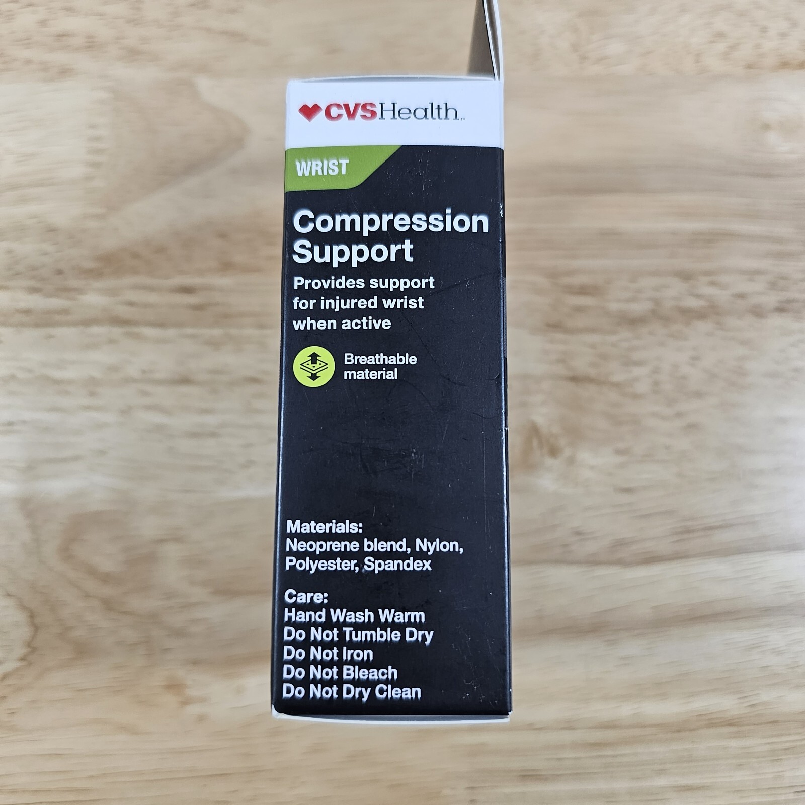 NEW CVS HEALTH WRIST COMPRESSION SUPPORT ONE SIZE FREE SHIPPING