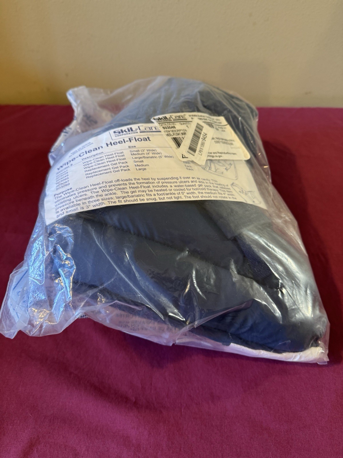 SkiL-Care Heel-Float Wipe-Clean Boot Medium 503048