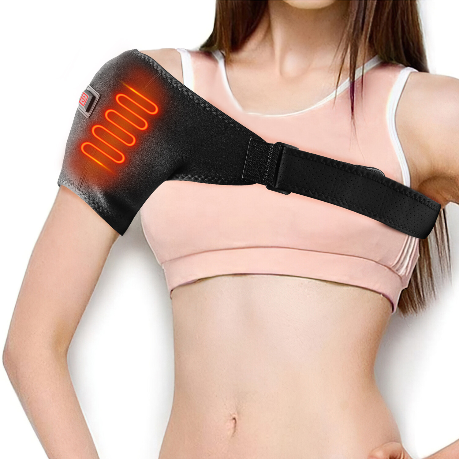 Men Women Recovery Shoulder Brace Sleeve Wrap for Torn Rotator Cuff Tendonitis