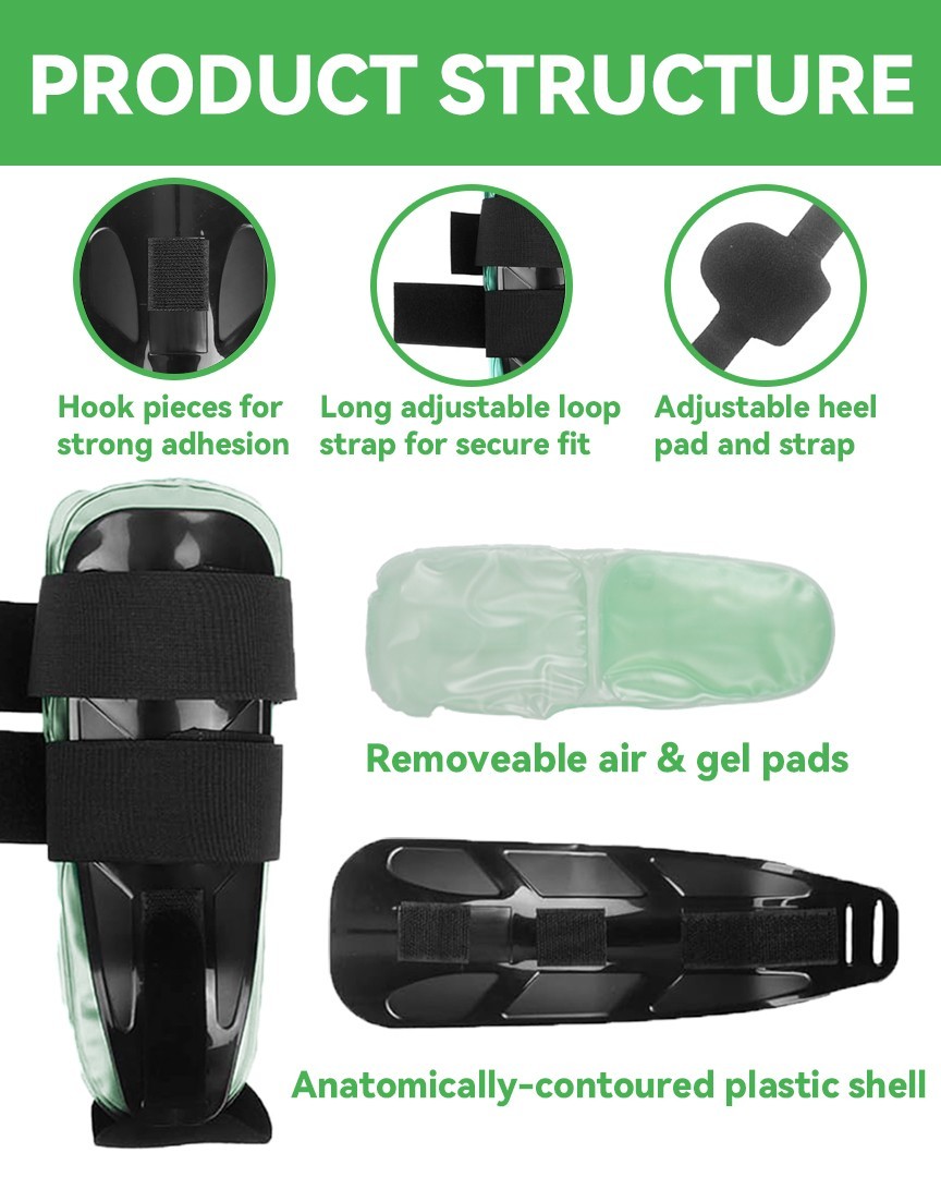 Komzer Air Gel Ankle Brace, Adjustable Support for Sprains & Post-Op Recovery