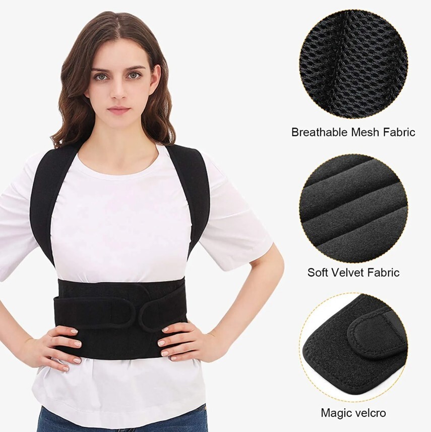 Fitsupport Posture Corrector for Improve Posture and Back Pain Relief Back Brace