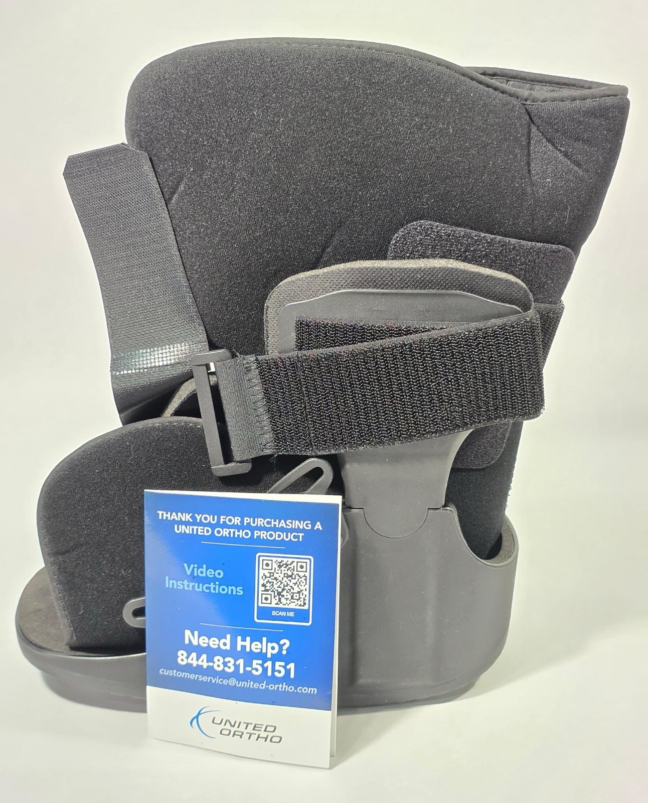 United Ortho Air Cam Walker Boot Medium USA14115 Fracture Walking Boot Black