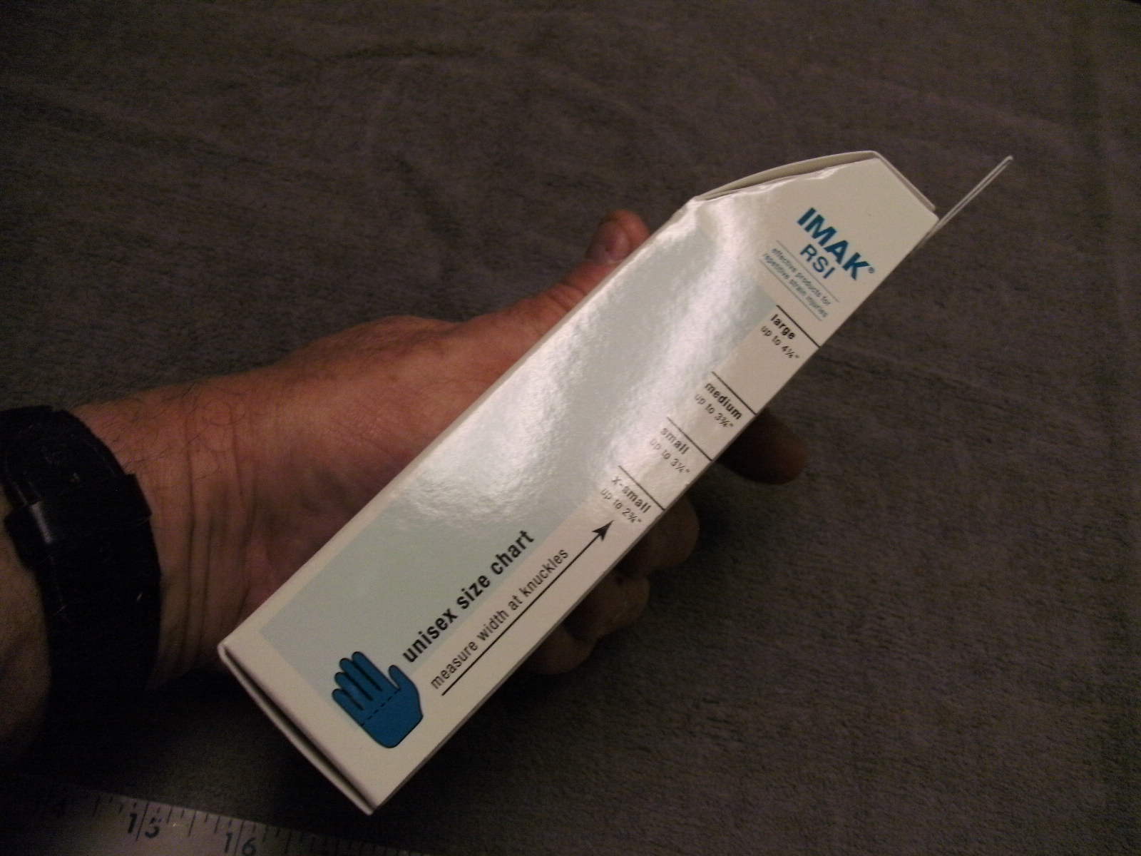 Imak RSI SmartGlove, Flexable Support Splint, Size Large, new unused cond in Box