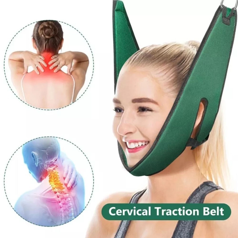 Hanging Neck Stretcher Cervical Traction Device Head Pain Relief Home Over Door