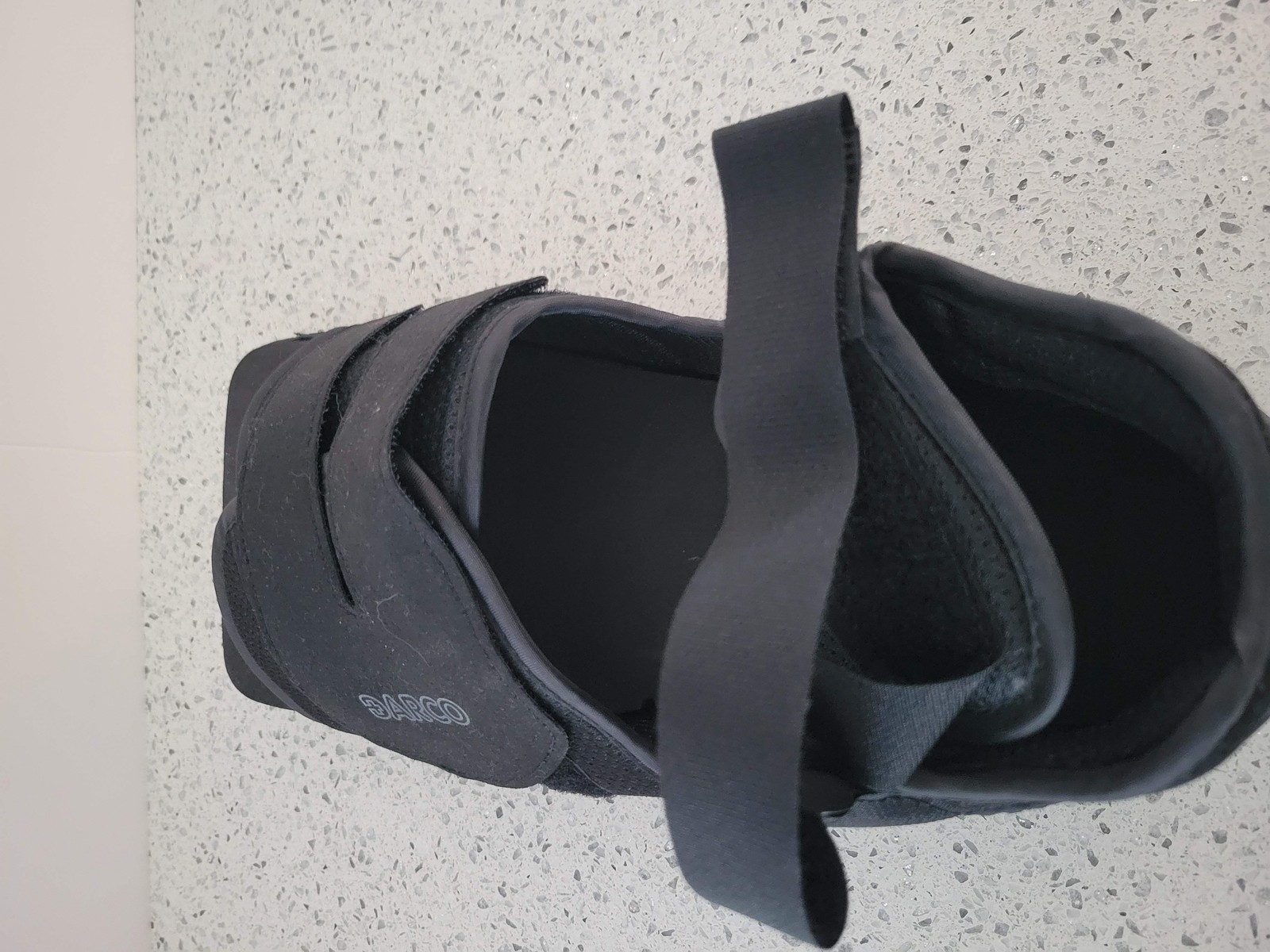 DARCO Black Post-Op Shoe One Size Adjustable Medical Walking Boot Support