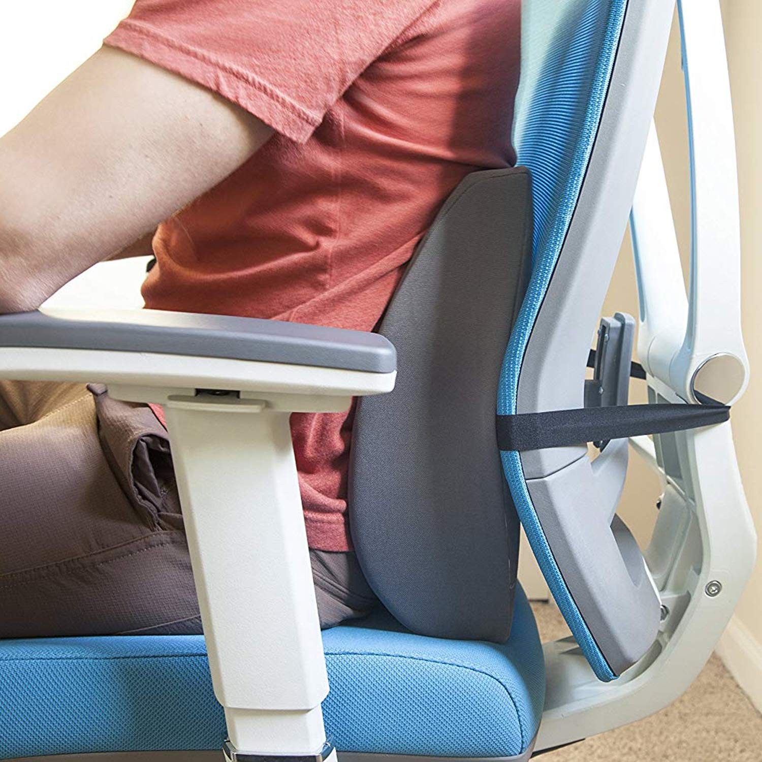 Almohada De Soporte Lumbar Para Silla Para Ayudar Con El Soporte De Espalda …