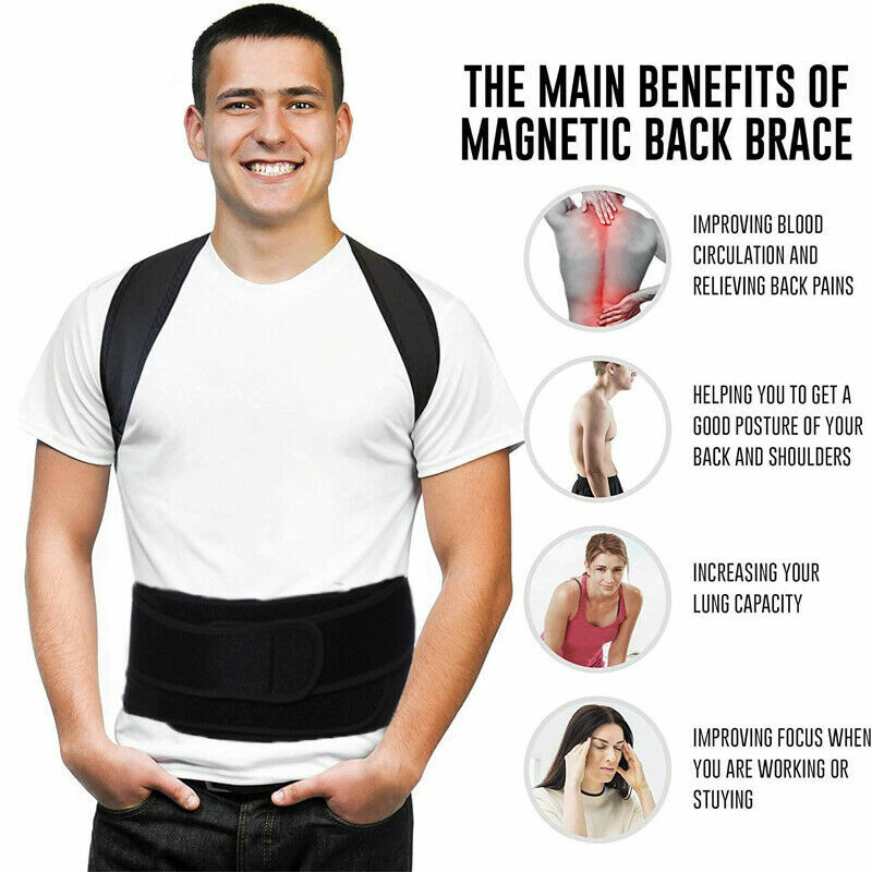 HOT SALE Orthopedic Posture Corrector for Men Women Back Support Brace Neck Pain