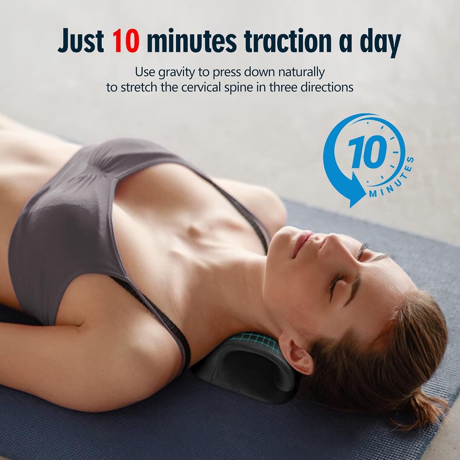 Neck Stretcher for Pain Relief, Neck and Shoulder Relaxer Cervical Traction D…