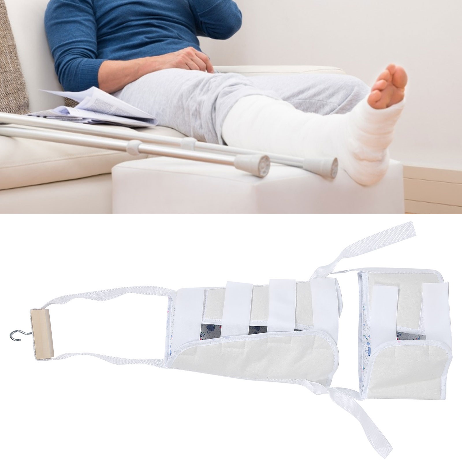(67cm)Lower Limb Traction Strap Fracture Correction Recovery Leg Fixing WT