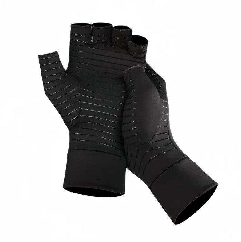 Elastic Warmth Copper Infused Arthritis Gloves |Compression Therapy Gloves 1PAIR