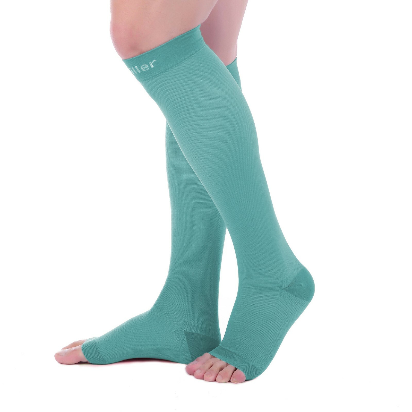 Doc Miller Compression Stocking Open Toe Sock 2030mmHg Sleeves For Varicose Pain