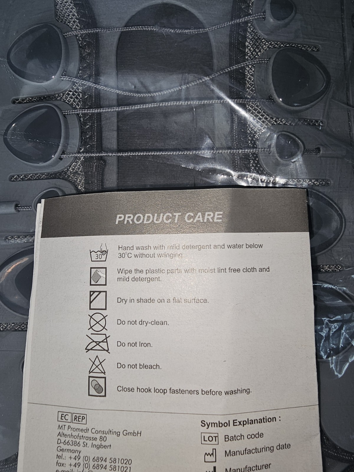 Lumbo Lacepull Brace, Grey, Universal Size,(1 Unit) Excellent Fitting