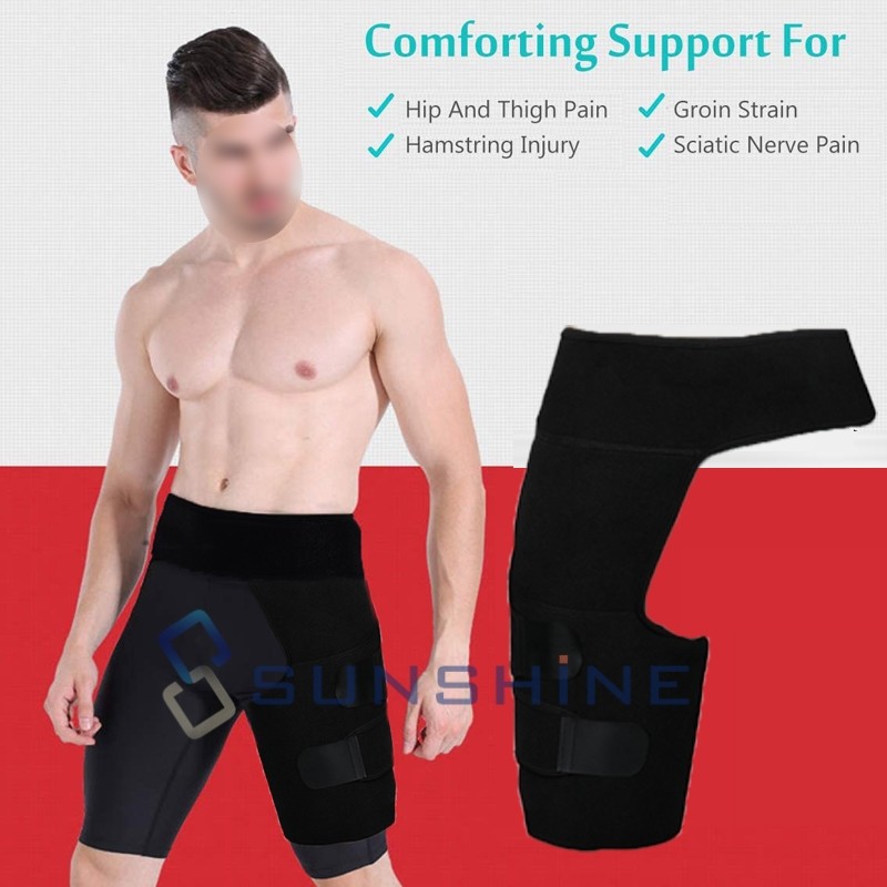 Hip Brace Compression Groin Support Wrap for Sciatica Thigh Recovery Pain Relief