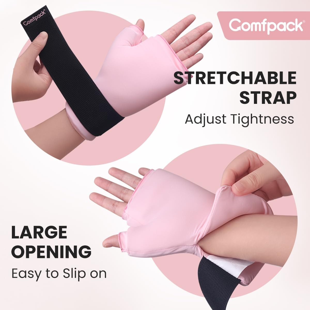 Comfpack Hand Ice Pack Glove for Arthritis Pain Relief, Wrist Ice Pack Wrap f…