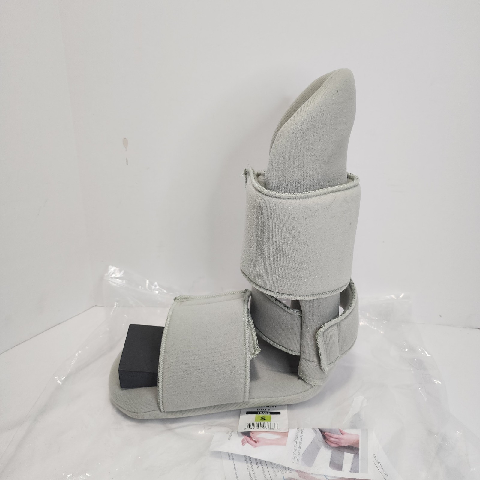 BraceAbility Padded Night Splint Plantar Fasciitis Boot 10A06 Small – WORN ONCE