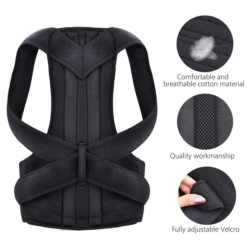 Upper Back Posture Corrector Clavicle Support Brace for Straight Shoulders