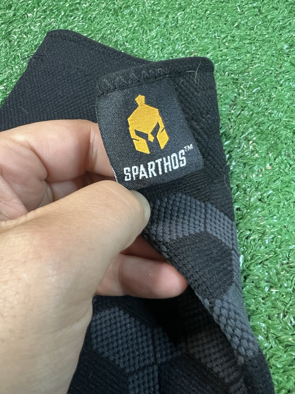 Sparthos Knee Compression Sleeve Size XL Unisex Black Reduce pain Prevent