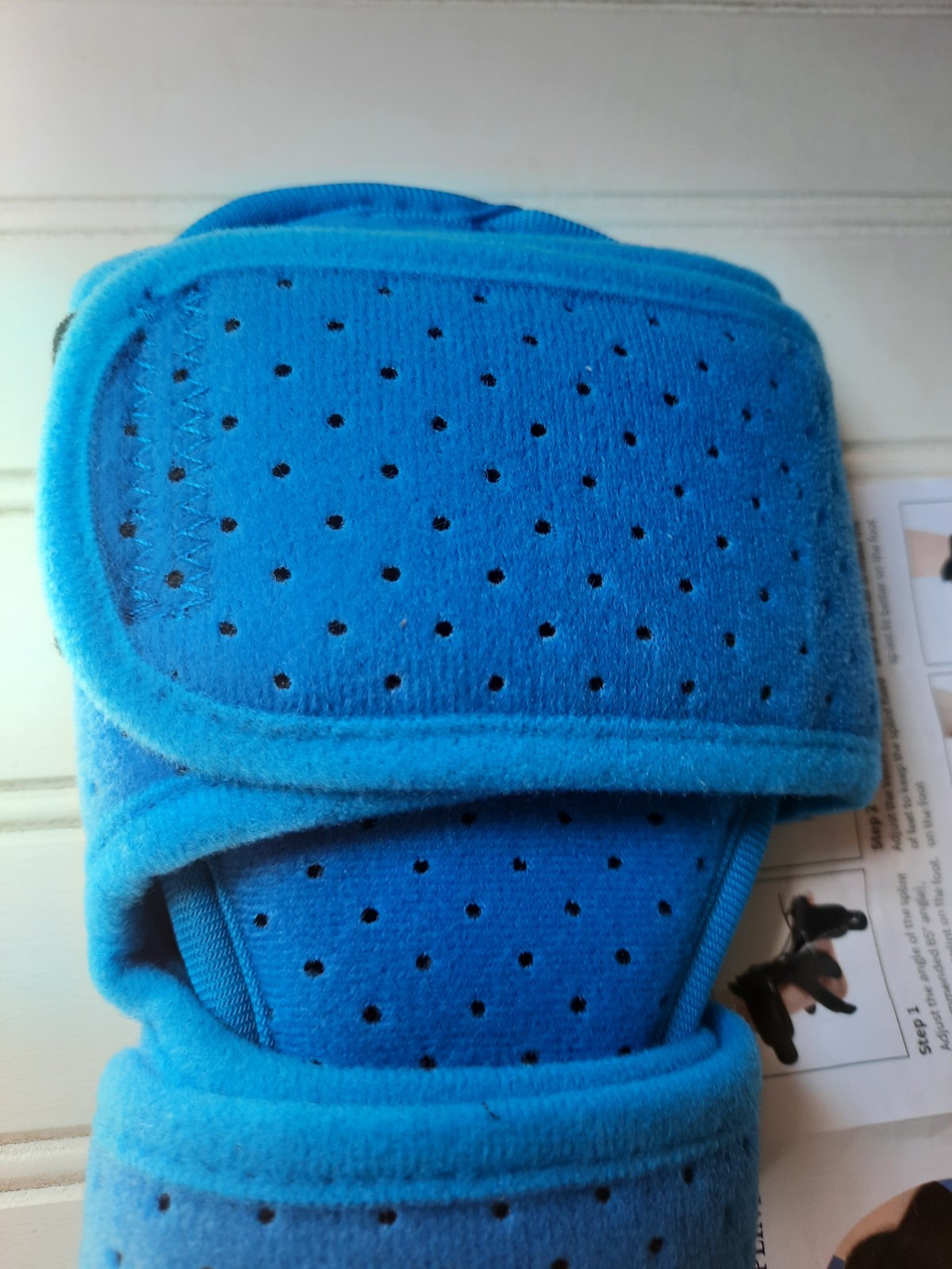 ANSUSIC Plantar Fasciitis Night Splint BLUE Unisex 3 Adjustable Straps NWOT