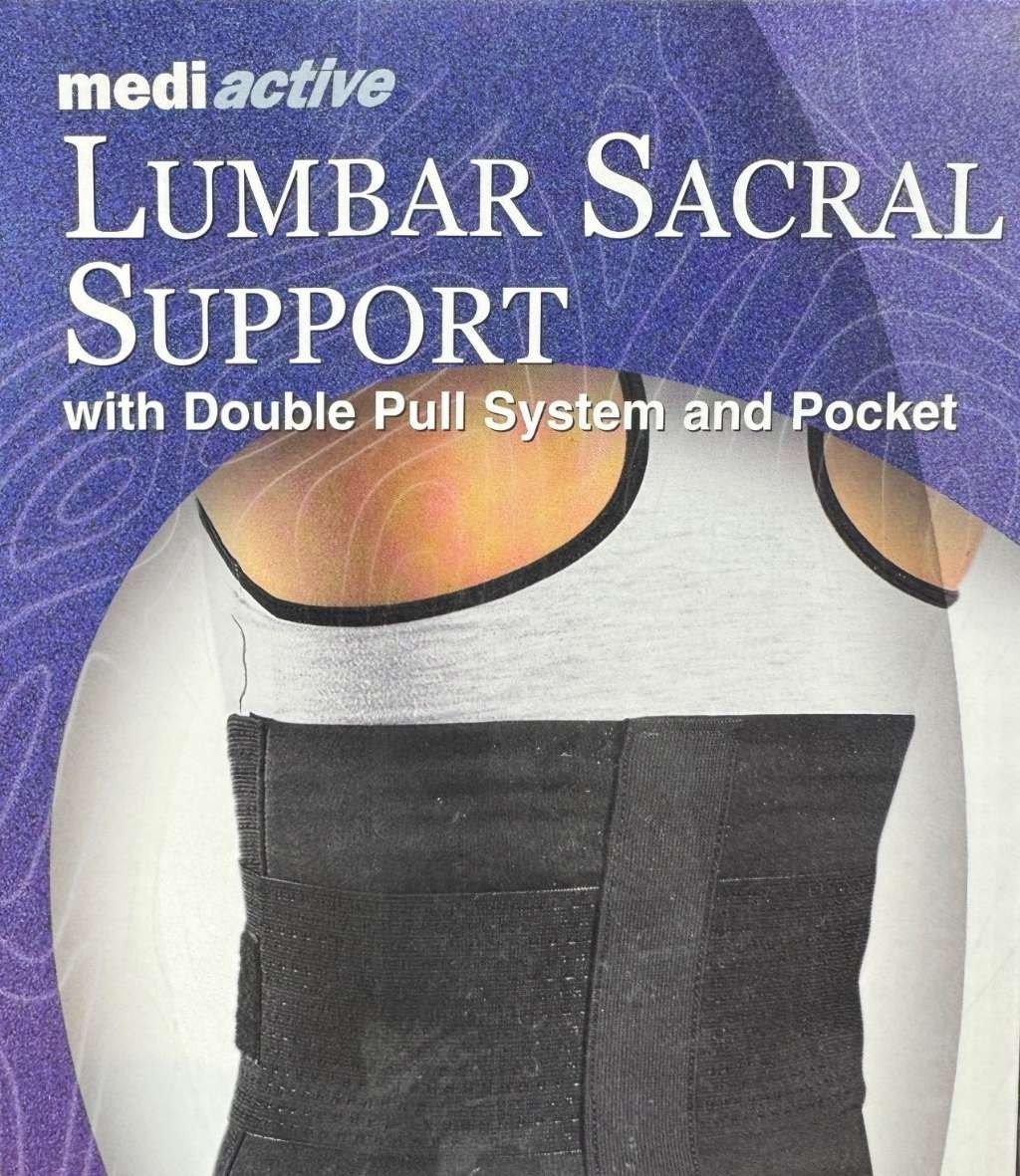 Medi Lumbar Sacral Support, with Double Pull System and Pocket, Medium 77253