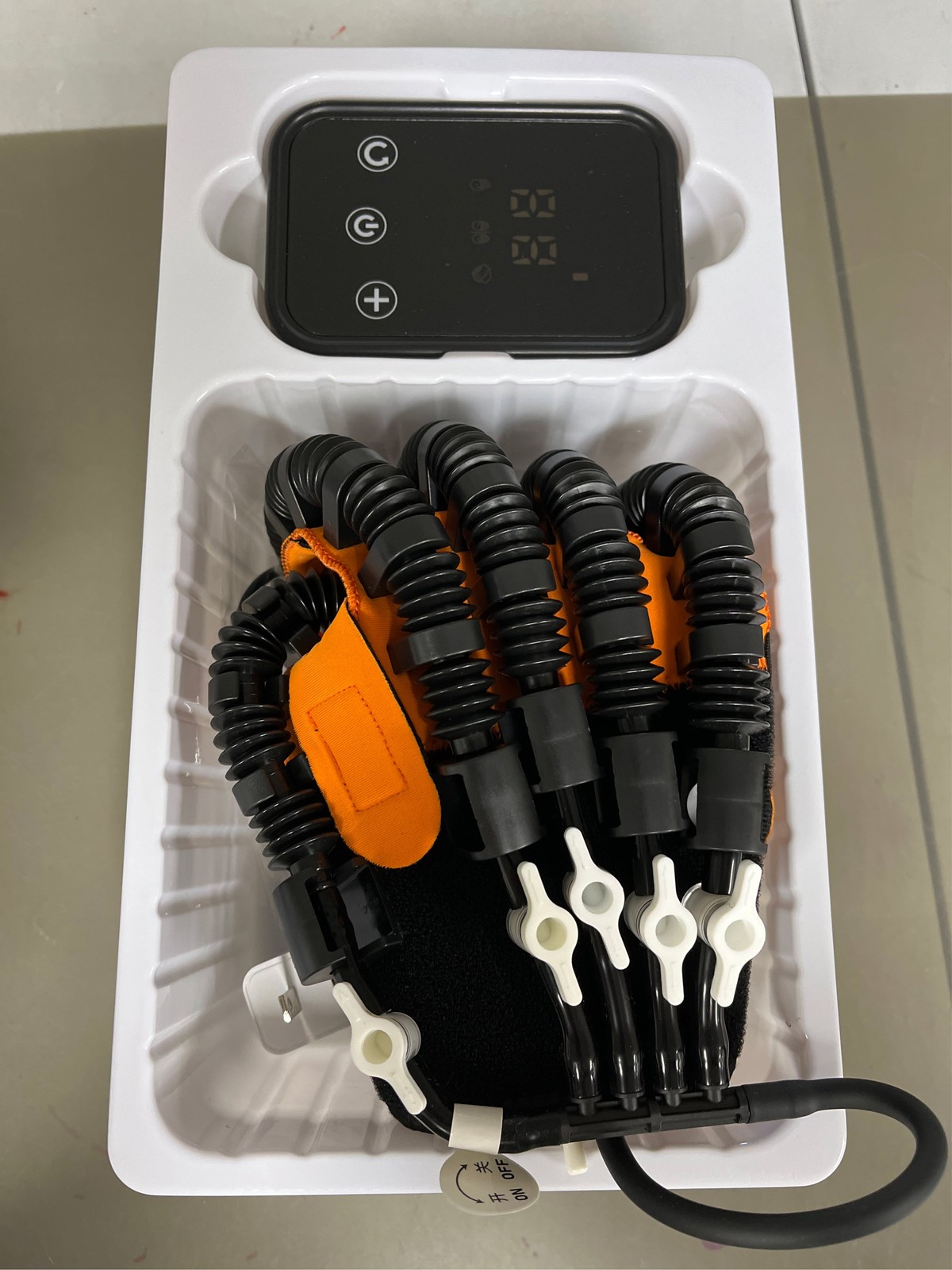Stroke Hand Rehabilitation Robot Gloves, Strokes Therapy Equipment for Adults, F