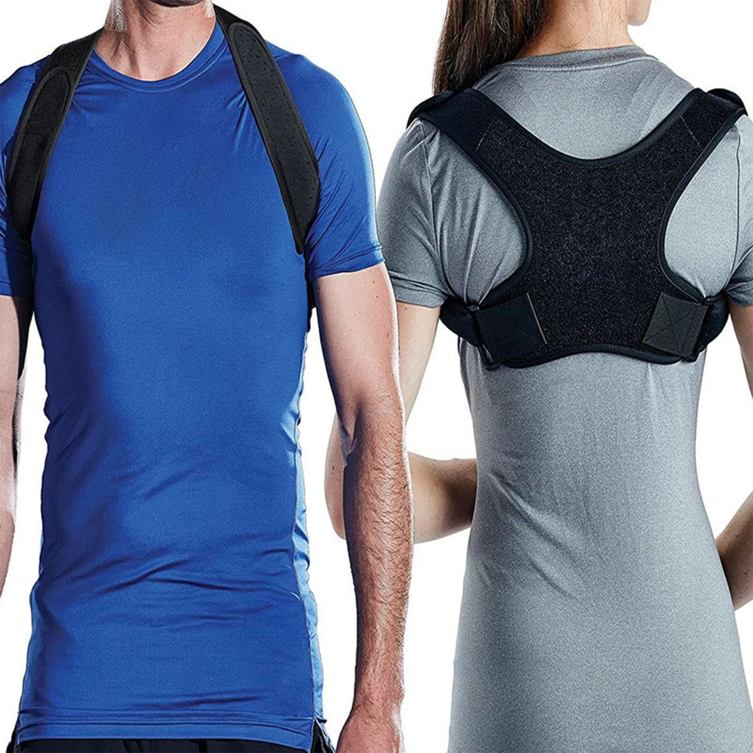 Adjustable Posture Corrector Back Shoulder Support Correct Brace Belt Men Women
