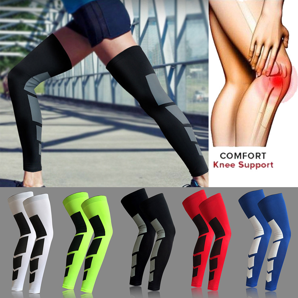 Compression Socks Knee High Varicose Veins Leg Running Anti Fatigue Mens Womens