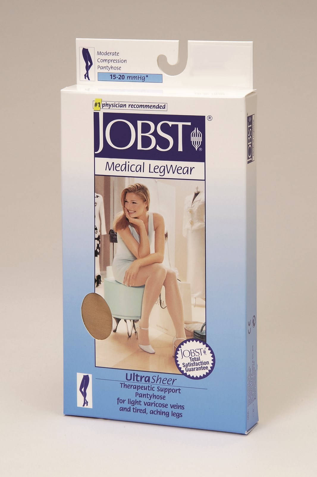 Jobst Womens UltraSheer Pantyhose 15-20 mmhg Stockings Supports Diamond Pattern