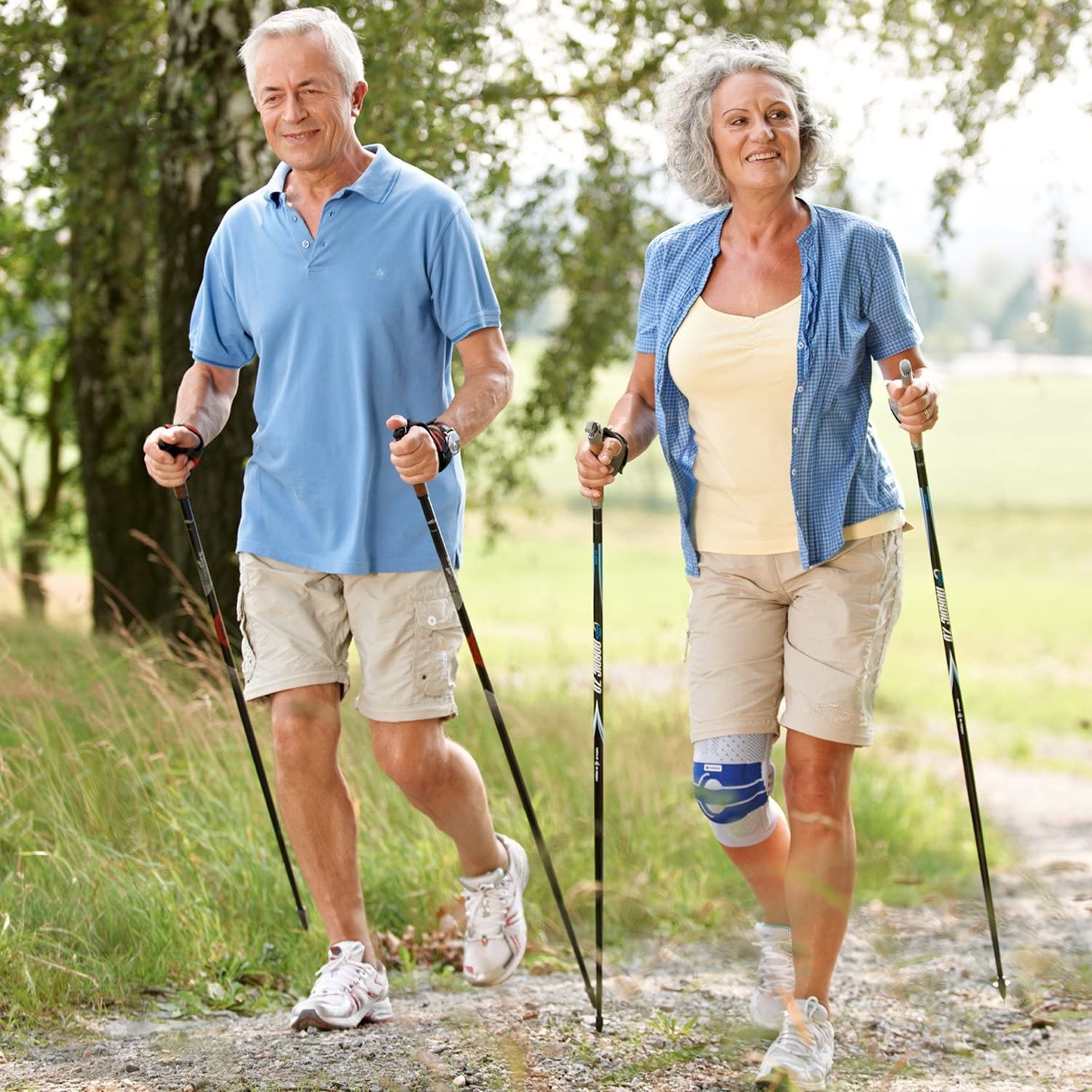 Bauerfeind Genutrain Right A3 Knee Support Nature 2