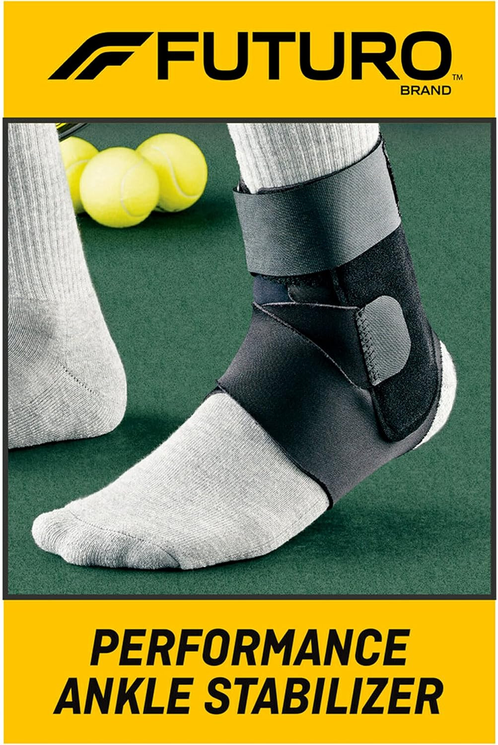 3M Sport Deluxe Black Ankle Stabilizer One Size Hook and Loop Strap for the Foo