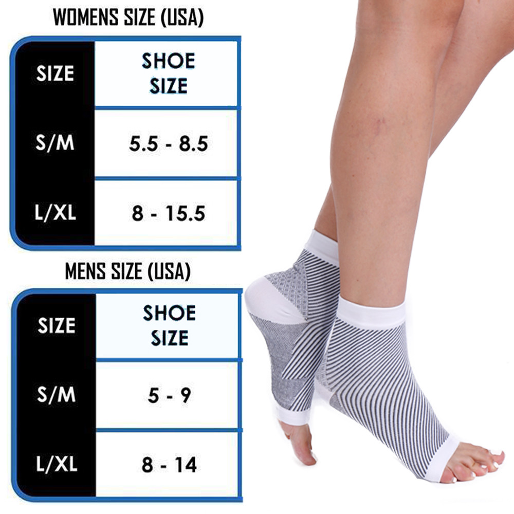Foot Brace Compression Socks Angel Ankle Sport Support Sleeve Blood Circulation