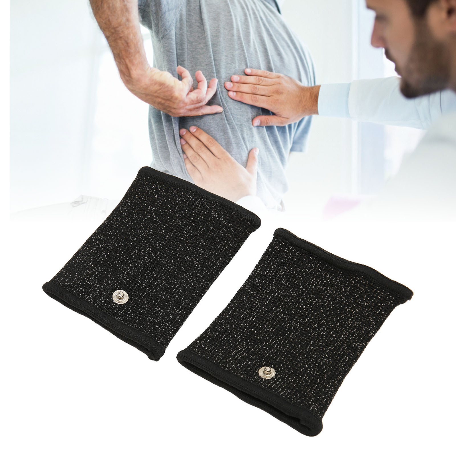 Tens Conductive Wristband Conductive Soft Elastic Electrode Wrist Support