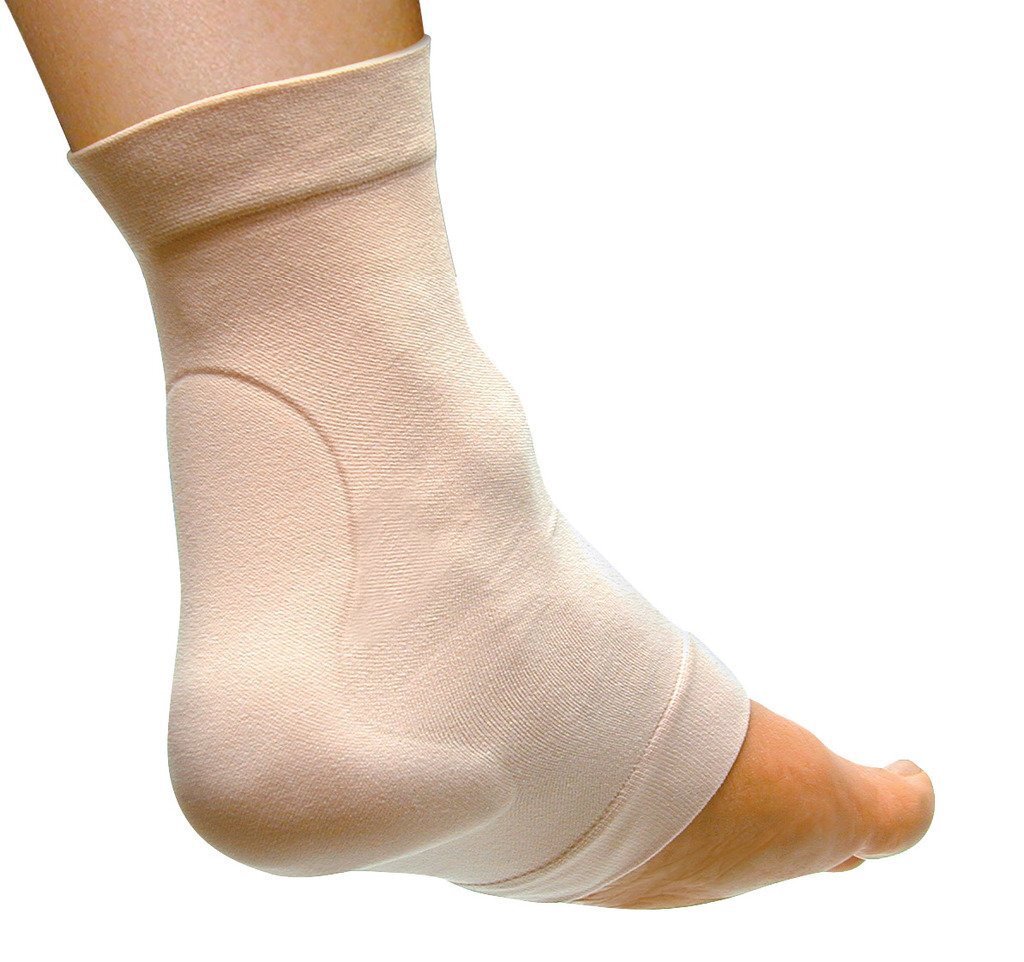 Manga De Proteccion Del Tendon De Aquiles Visco-gel, Blanca Grande